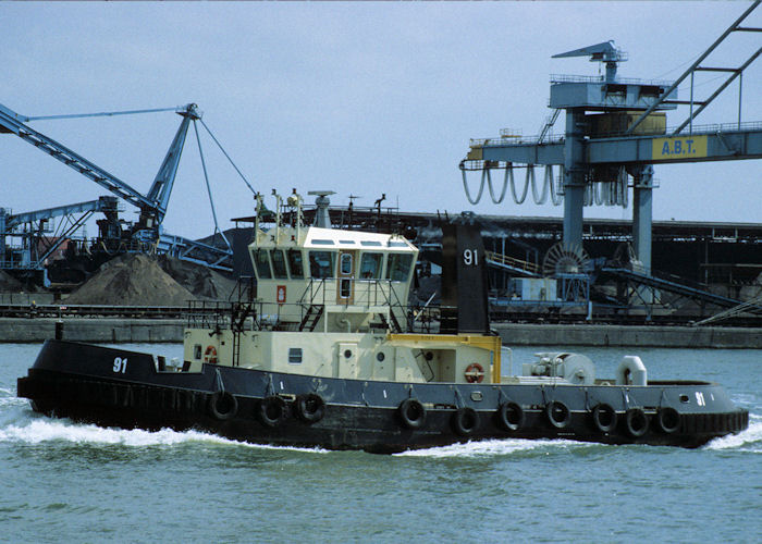 Photograph of the vessel  91 pictured in Antwerp on 19th April 1997
