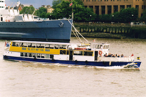 Photograph of the vessel  Abercorn pictured in London on 13th June 2000