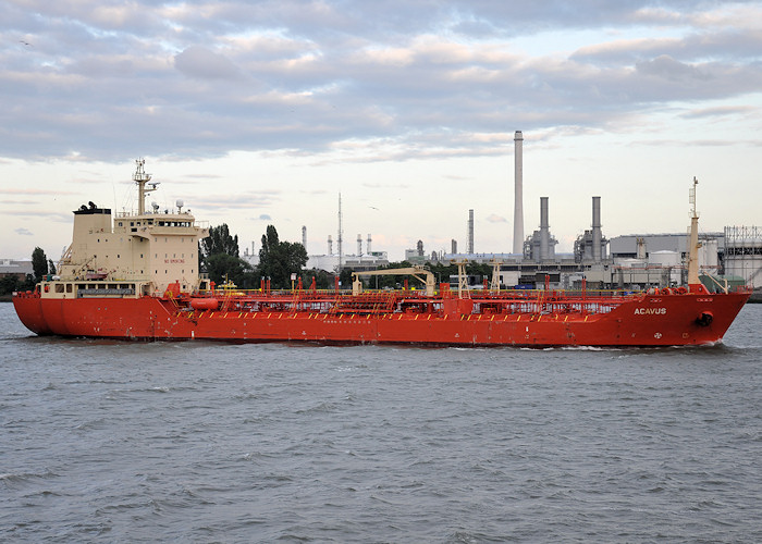 Photograph of the vessel  Acavus pictured passing Vlaardingen on 22nd June 2012