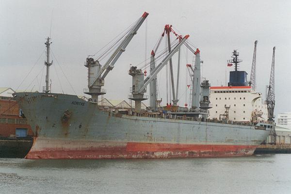 Photograph of the vessel  Acritas pictured in Southampton on 24th June 1995