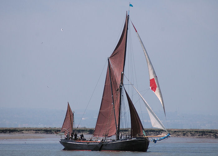 Photograph of the vessel sb Adieu pictured passing Thamesport on 22nd May 2010