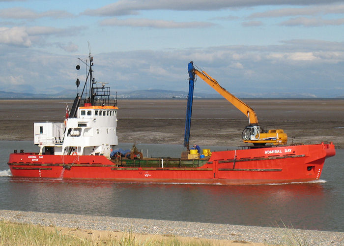 Photograph of the vessel  Admiral Day pictured arriving at Fleetwood on 16th October 2010