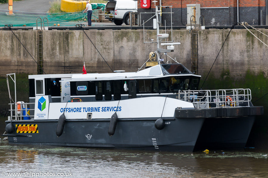 Photograph of the vessel  Admiral P pictured at Eyemouth on 5th July 2015