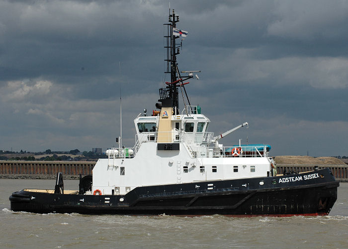 Photograph of the vessel  Adsteam Sussex pictured at Gravesend on 10th August 2006