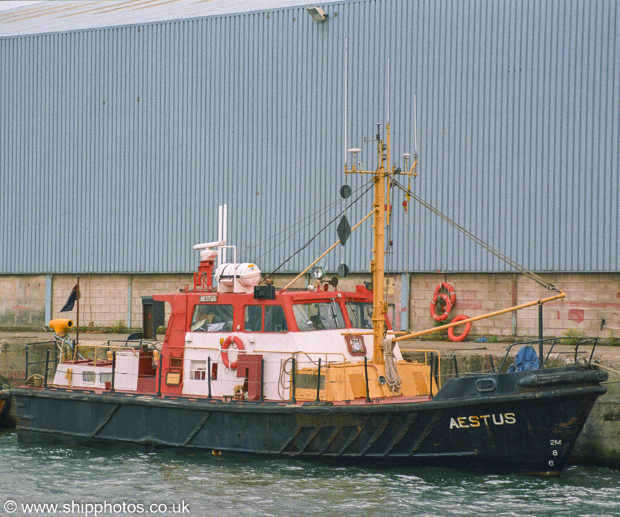Photograph of the vessel rv Aestus pictured in Liverpool on 19th June 2004