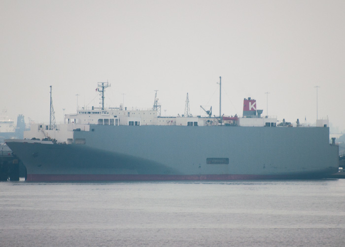 Photograph of the vessel  African Highway pictured at Grimsby on 20th July 2014