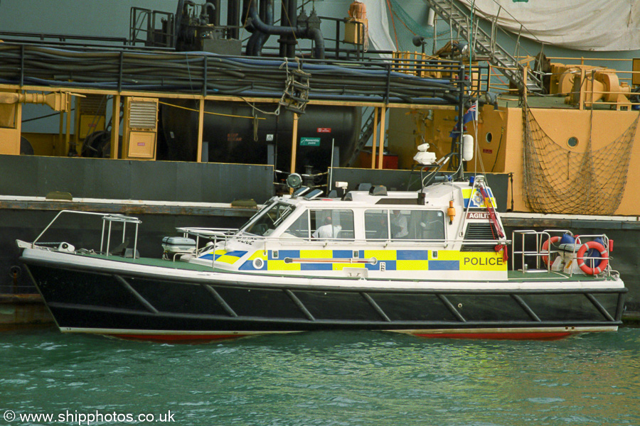 Photograph of the vessel  Agility pictured in Portsmouth Naval Base on 27th September 2003