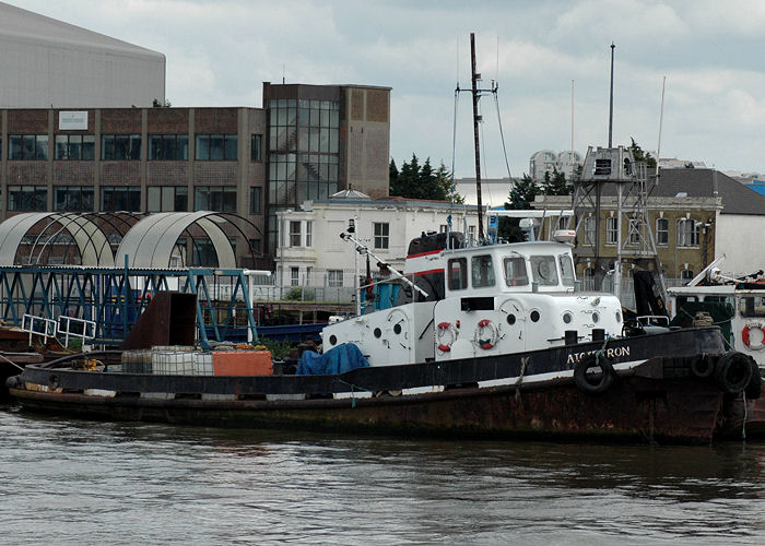 Photograph of the vessel  Aicirtron pictured in London on 18th May 2008