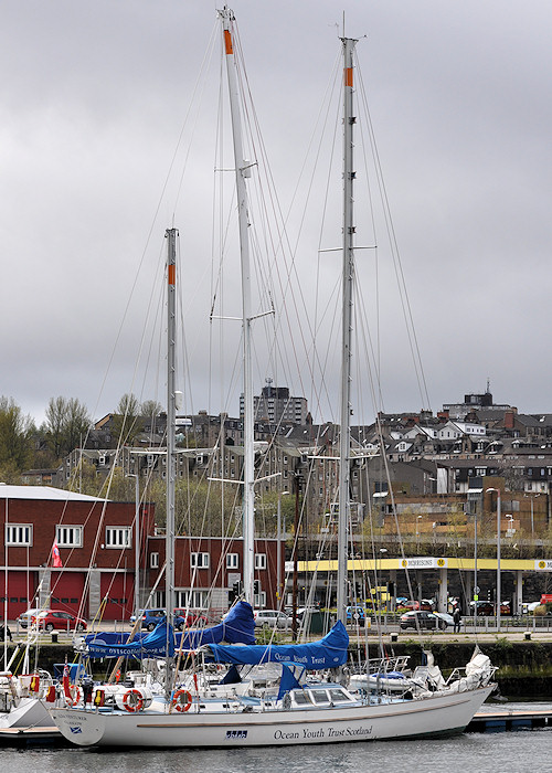 Photograph of the vessel  Alba Venturer pictured in Victoria Harbour, Greenock on 6th April 2012