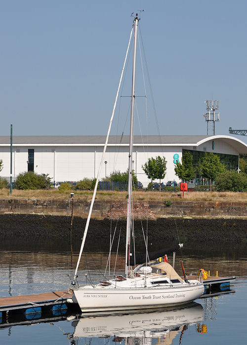 Photograph of the vessel  Alba Volunteer pictured in Victoria Harbour, Greenock on 19th July 2013