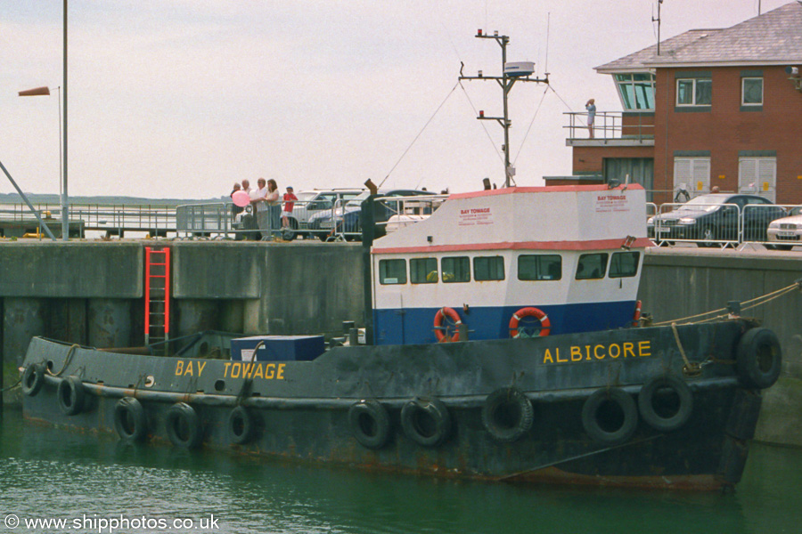 Photograph of the vessel  Albicore pictured in Ramsden Dock, Barrow-in-Furness on 12th June 2004