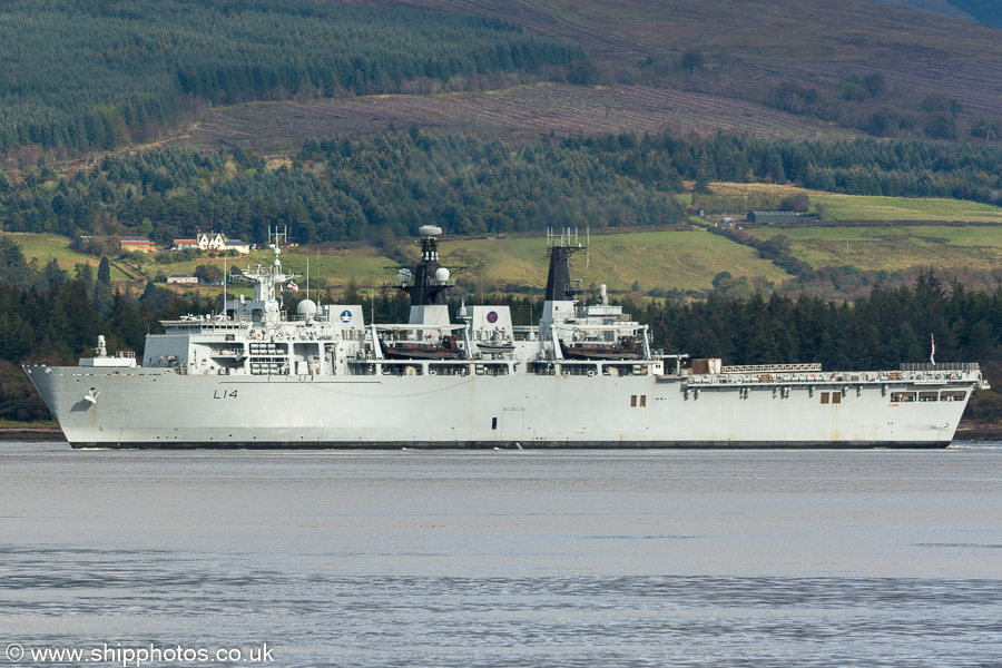 Albion pictured passing Greenock on 6th October 2019