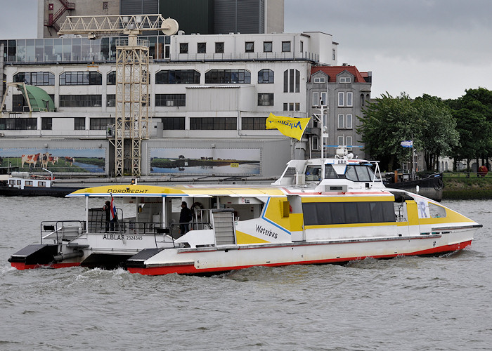 Photograph of the vessel  Alblas pictured on the Nieuwe Maas at Rotterdam on 24th June 2012