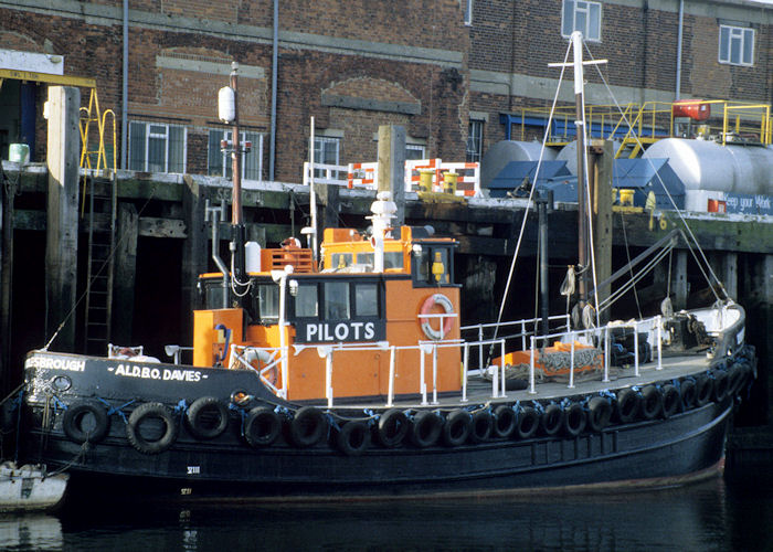 Photograph of the vessel pv Ald. B.O. Davies pictured at Middlesbrough on 4th October 1997