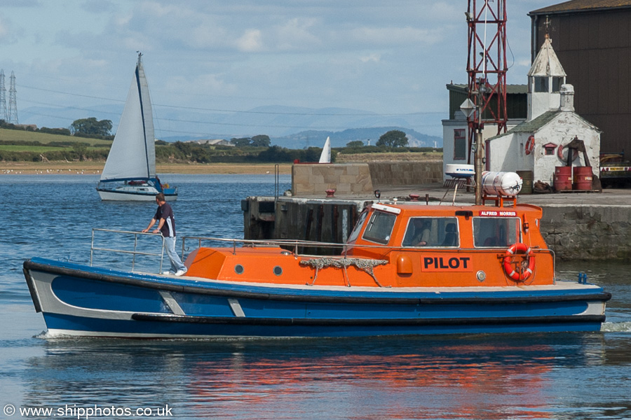 Photograph of the vessel pv Alfred Morris pictured in Glasson Dock on 20th August 2005