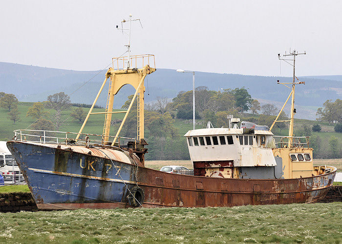 Photograph of the vessel fv Alison Louise pictured at Glencaple on 7th May 2012