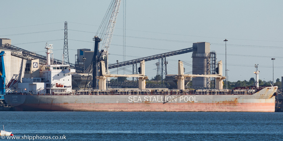 Photograph of the vessel  Alkyon pictured at Riverside Quay, Jarrow on 30th June 2018