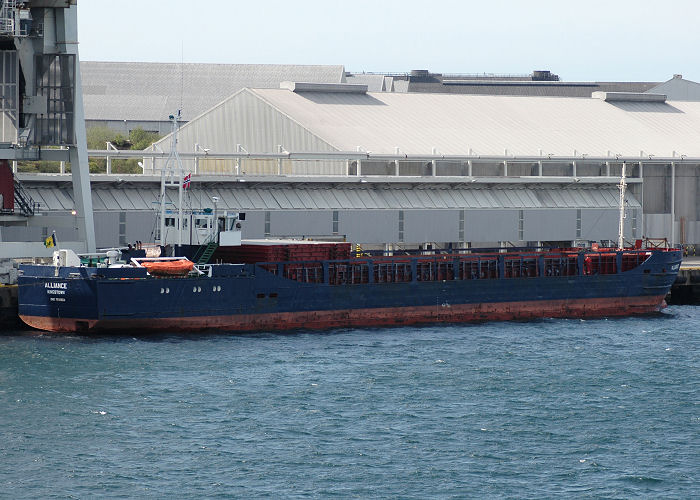 Photograph of the vessel  Alliance pictured at Haugesund on 13th May 2005