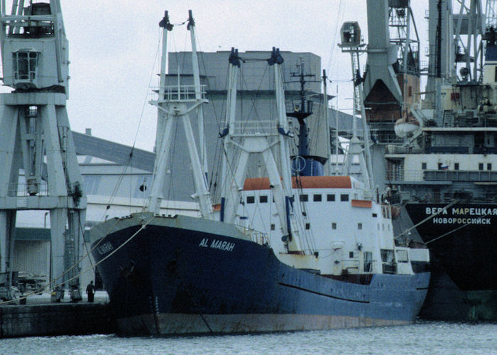 Photograph of the vessel  Al Marah pictured in Antwerp on 19th April 1997