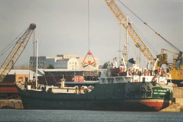 Photograph of the vessel  Al Masooma pictured at Greenwich on 26th January 1998