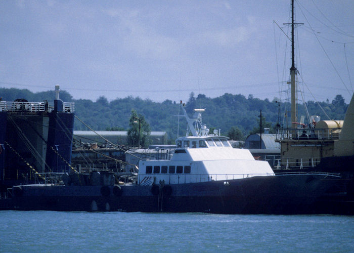 Photograph of the vessel  Almilan 1 pictured at Marchwood on 13th July 1997