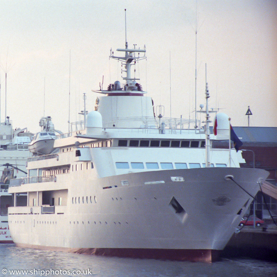 Photograph of the vessel  Al Said pictured at Southampton on 8th July 1989