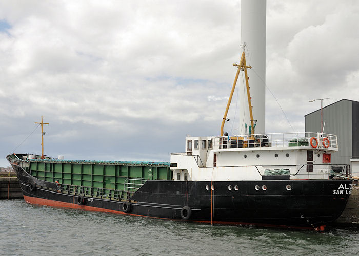 Photograph of the vessel  Altea pictured in Sandon Half Tide Dock, Liverpool on 22nd June 2013