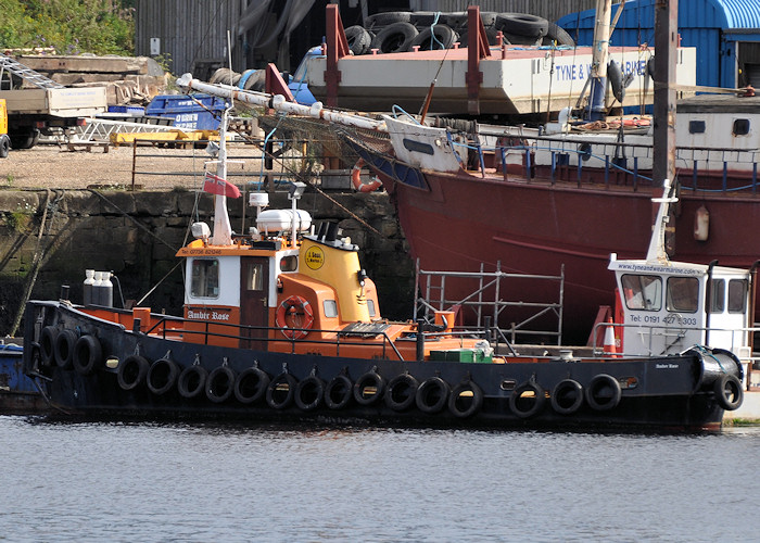 Photograph of the vessel  Amber Rose pictured at South Shields on 26th August 2012