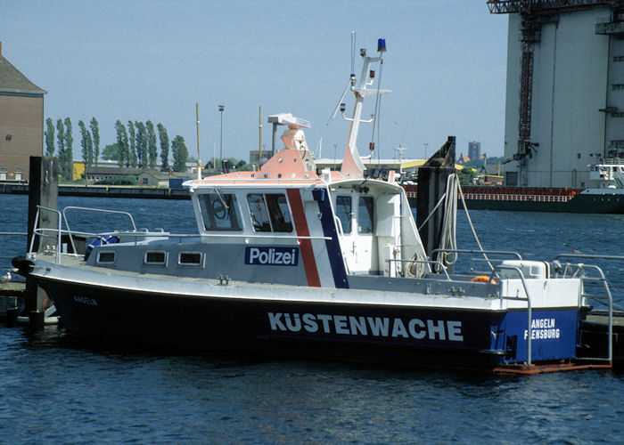 Photograph of the vessel  Angeln pictured at Flensburg on 7th June 1997
