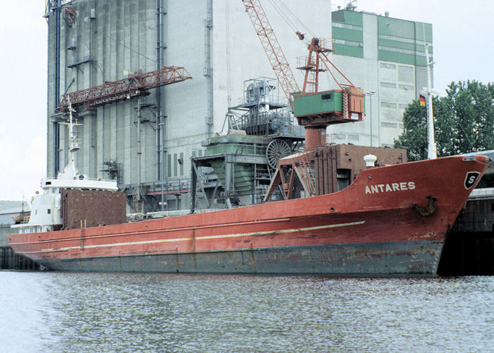 Photograph of the vessel  Antares pictured at Hamburg on 9th June 1997