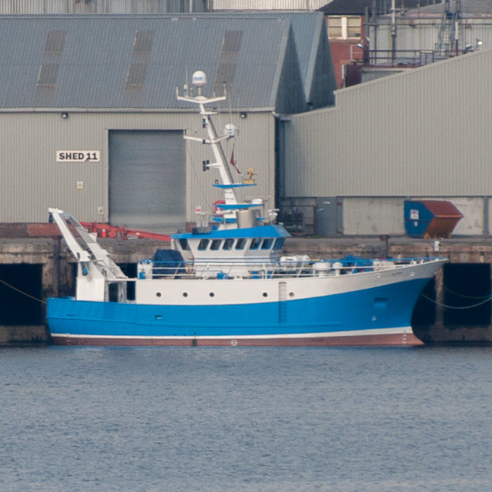 Photograph of the vessel rv Aora pictured at Dundee on 10th October 2014
