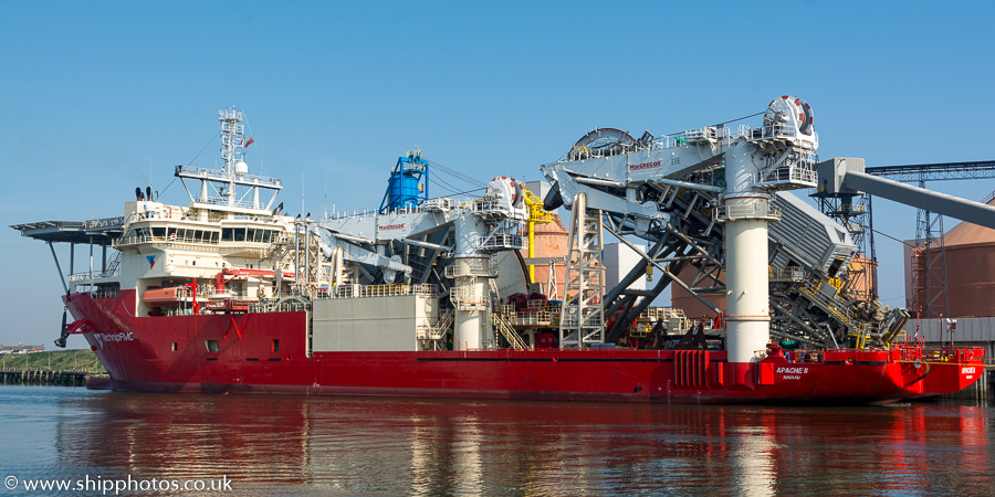 Photograph of the vessel  Apache II pictured at Blyth on 25th August 2019