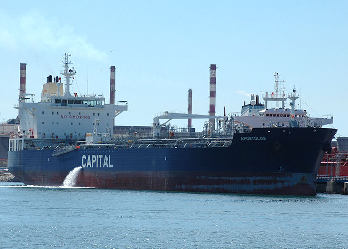 Photograph of the vessel  Apostolos pictured in Port de Bouc on 10th August 2008