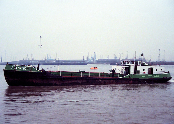 Photograph of the vessel  Aquatic pictured at Gravesend on 30th December 1988
