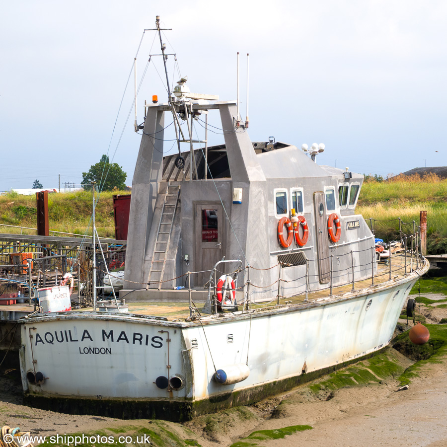 Photograph of the vessel  Aquila Maris pictured at Queenborough on 19th July 2025
