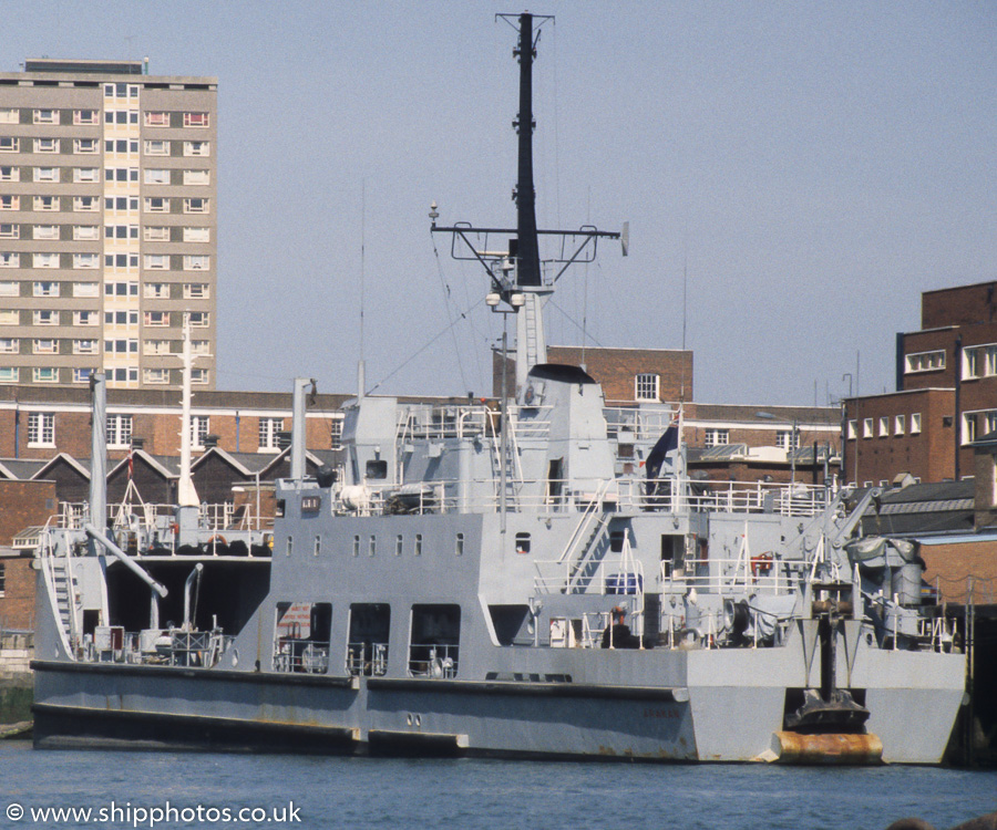 Arakan pictured at Gunwharf, Portsmouth on 18th June 1989