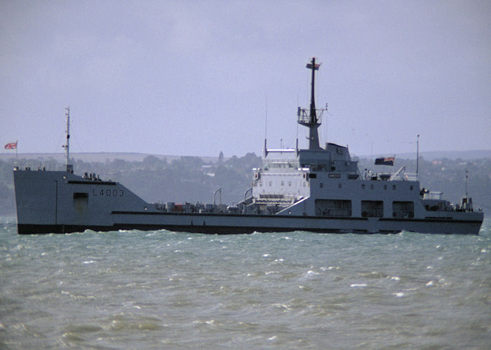 Arakan pictured in the Solent on 10th September 1993
