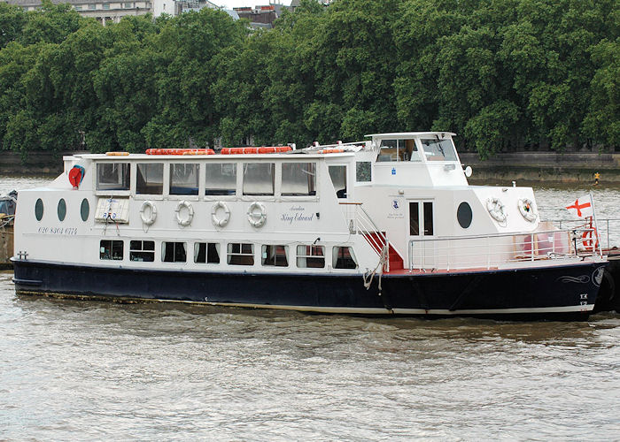 Photograph of the vessel  Arcadian King Edward pictured in London on 11th June 2009