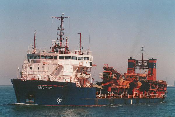 Photograph of the vessel  Arco Avon pictured on the River Medway on 12th May 2001