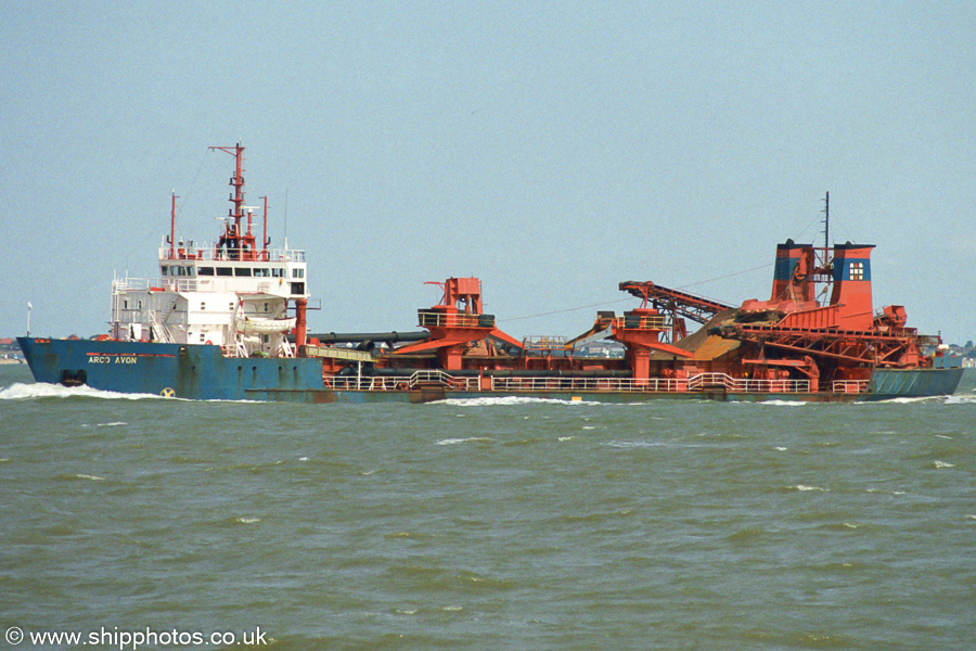 Photograph of the vessel  Arco Avon pictured on the River Thames on 16th August 2003