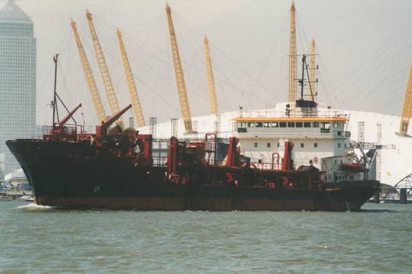Photograph of the vessel  Arco Beck pictured passing Charlton on 27th May 1999