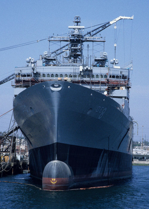 Photograph of the vessel USS Arctic pictured fitting out at San Diego on 16th September 1994