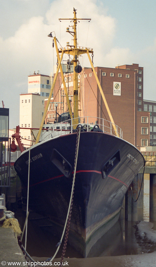 Photograph of the vessel fv Arctic Corsair pictured on the River Hull on 10th August 2002