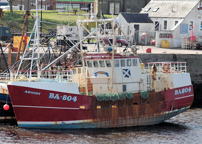 Photograph of the vessel fv Argosy pictured at Kirkcudbright on 4th April 2010