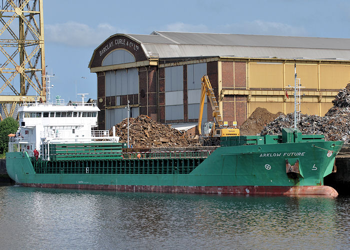 Photograph of the vessel  Arklow Future pictured at Glasgow on 7th July 2013