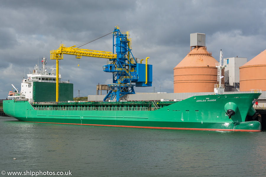 Photograph of the vessel  Arklow Manor pictured at Blyth on 5th September 2019