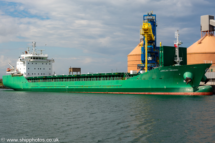 Photograph of the vessel  Arklow Meadow pictured at Blyth on 29th July 2022