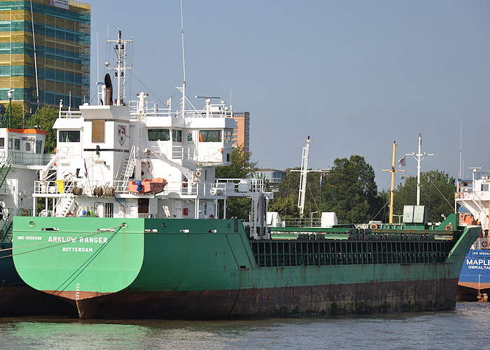 Photograph of the vessel  Arklow Ranger pictured at Parkkade, Rotterdam on 26th June 2011