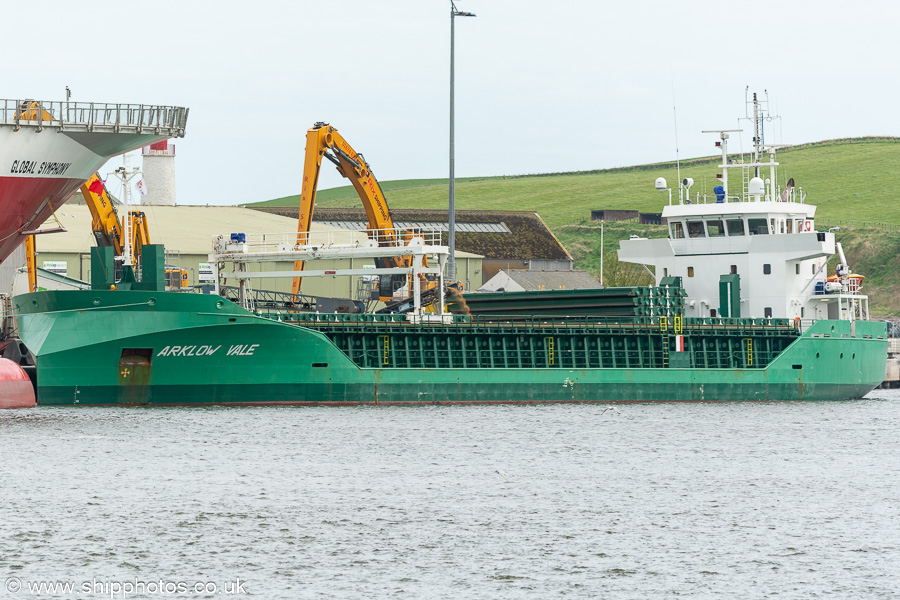 Photograph of the vessel  Arklow Vale pictured at Montrose on 12th May 2022