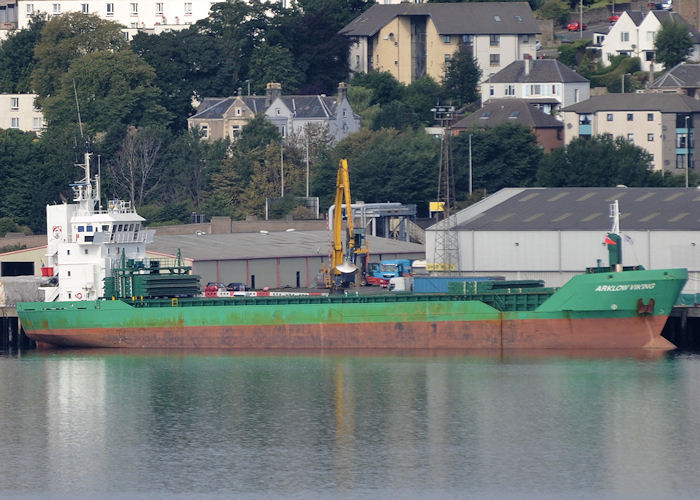 Photograph of the vessel  Arklow Viking pictured at Dundee on 12th September 2013